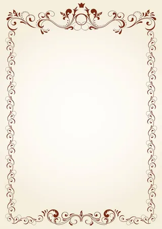 矢量欧式边框背景素材高清