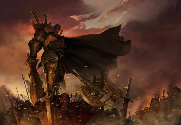 战士网游宣传海报免抠