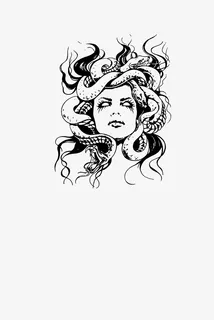 美杜莎女王蛇头免抠