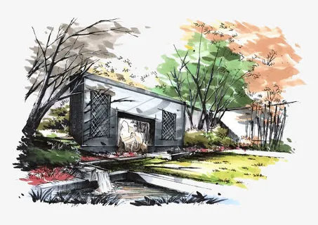 插画树林免抠 插画树林免抠