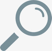 放大镜线条图标稿免抠