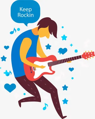 坚持摇滚乐免抠