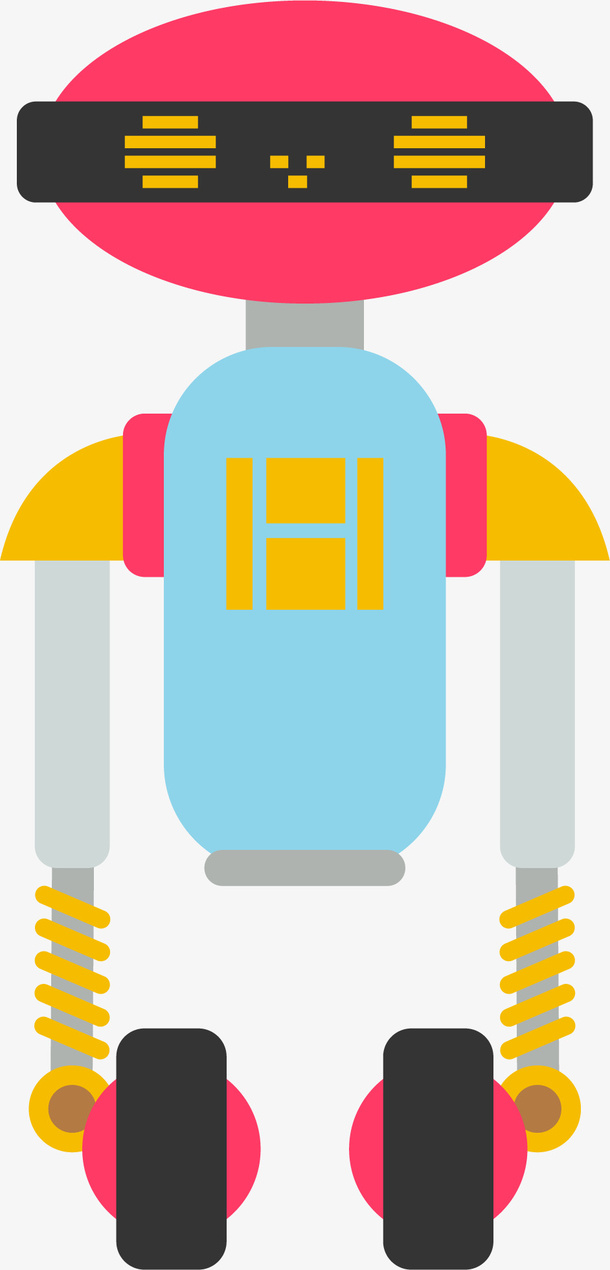 高科技产品机器人免抠png插画免抠
