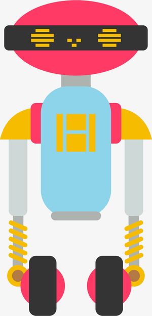 高科技产品机器人免抠png插画免抠