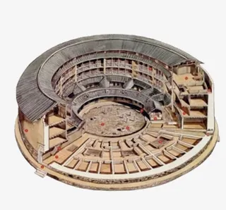 中国风建筑模型免抠