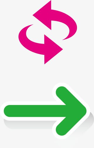 欧式箭头指向免抠