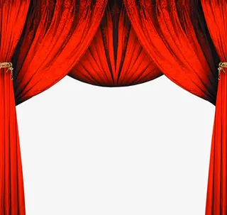 舞台谢幕布免抠