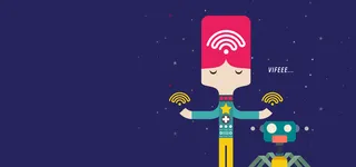 卡通科技背景高清