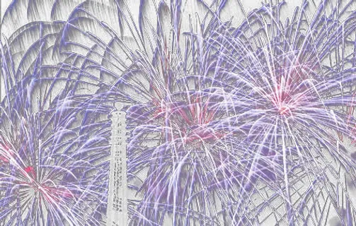 烟花装饰素材免抠