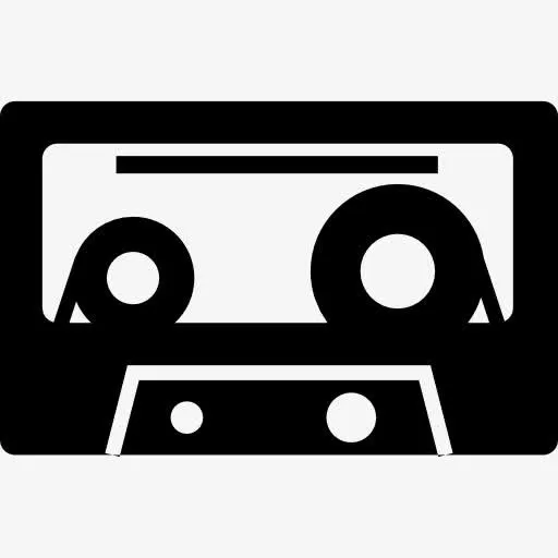 盒式录音磁带图标免抠
