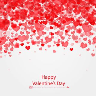 红色爱心装饰免抠