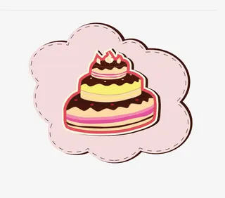 卡通蛋糕素材免抠