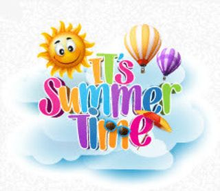 summer 夏天太阳 热气球免抠