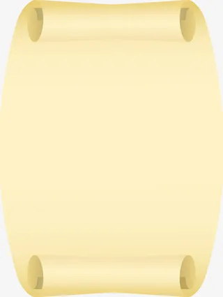 复古卷轴矢量图素材免抠