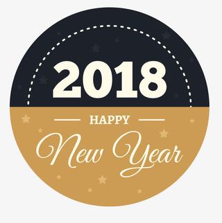 新年快乐促销标签免抠