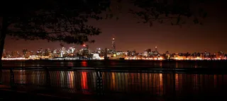 城市夜景海报素材高清