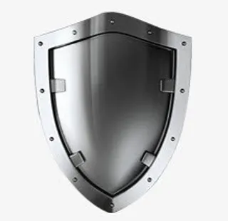 金属盾牌游戏实物免抠