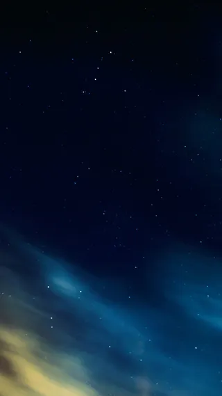 蓝色夜晚星空手机端H5背景高清