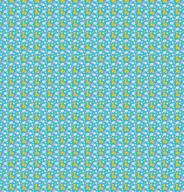 矢量无缝拼接儿童动物长颈鹿图案免抠