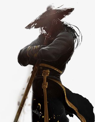 手持宝剑的大侠免抠