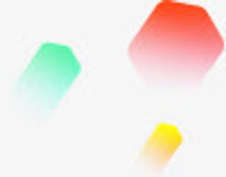 彩色渐变几何图形免抠