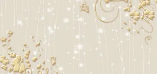 浮雕花朵花蔓星光背景墙装饰画高清