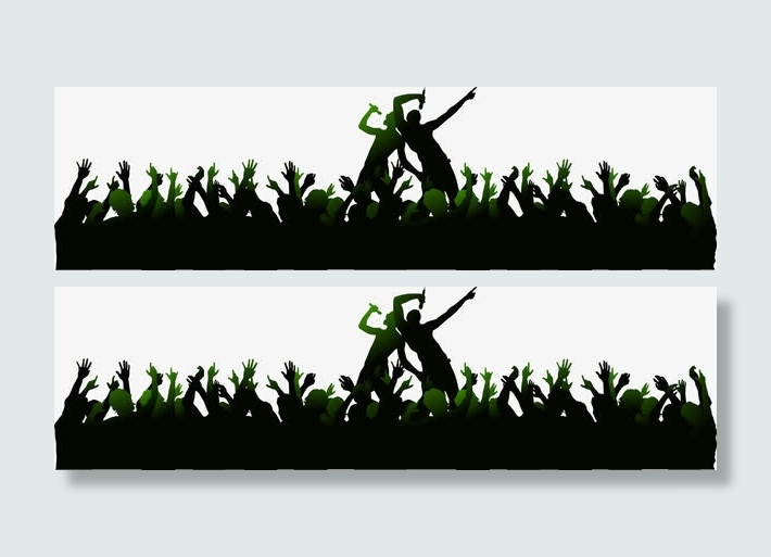 世界杯欧洲杯举手狂欢唱歌剪影免抠