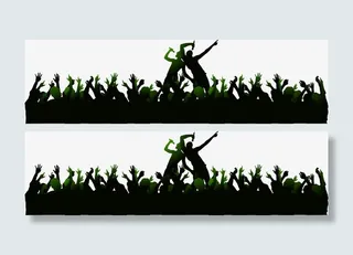 世界杯欧洲杯举手狂欢唱歌剪影免抠