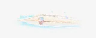 手绘水彩杭州西湖断桥免抠