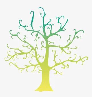 婚礼指纹树免抠