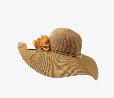 女大沿檐沙滩帽免抠