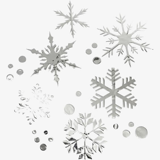 六角雪花免抠