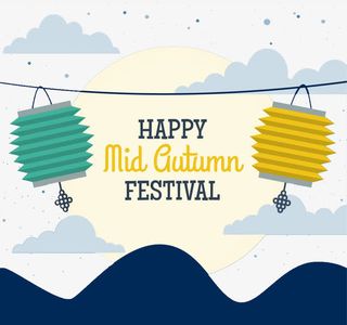 中秋节灯笼月亮免抠