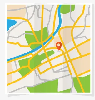 GPS定位地图免抠