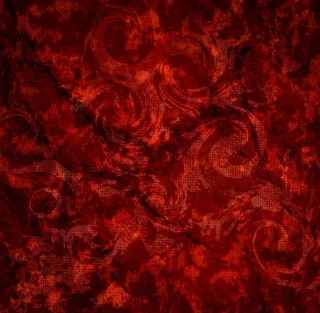 浪漫火红的花纹背景