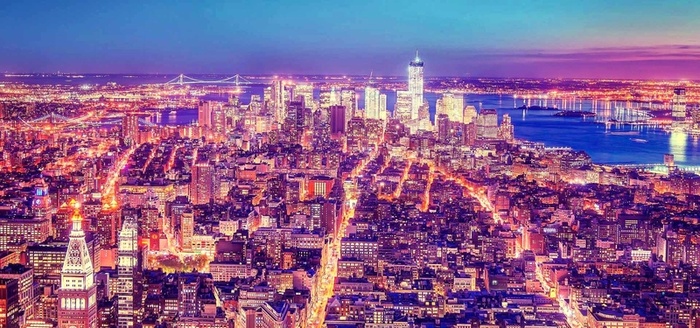 城市夜色摄影背景高清