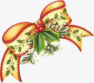 圣诞蝴蝶结免抠