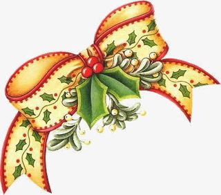 圣诞蝴蝶结免抠