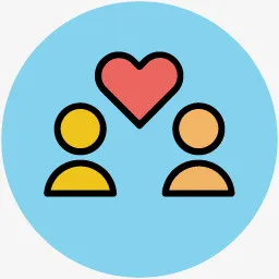 结婚素材 爱心小人免抠