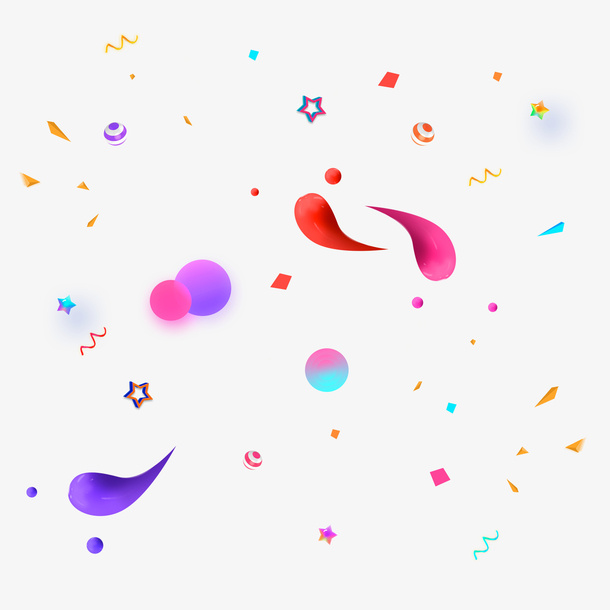 放射装饰气氛元素免抠