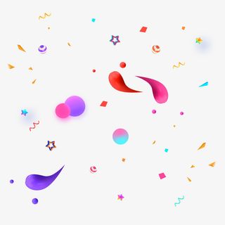 放射装饰气氛元素免抠