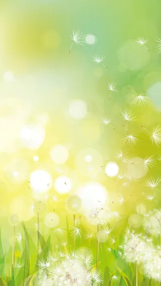 绿色春天矢量图H5背景高清