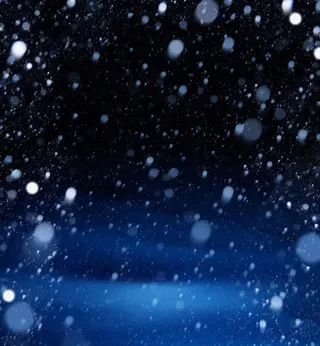 蓝色梦幻雪花壁纸免抠