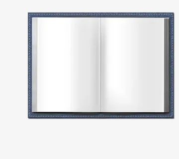 蓝色日记本免抠