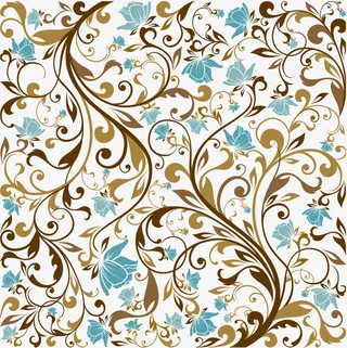 漂亮的时尚花纹背景素材