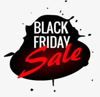 黑色星期五销售标签墨水飞溅免费免抠