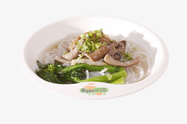 美食美味牛杂汤米粉牛肠粉免抠