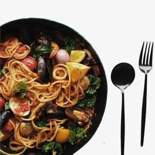 海鲜意大利面免抠