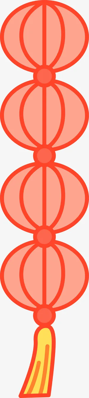 灯笼大红灯笼喜庆图案免抠