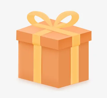 礼物奖品盒子免抠